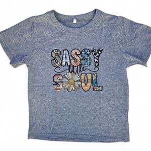 Girls Funny Graphic Sassy Little Soul Tee